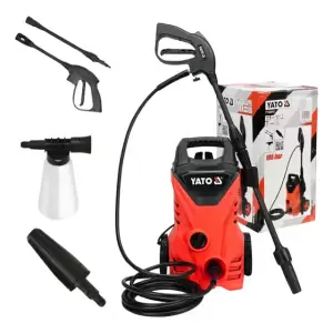 Hidrolavadora Eléctrica Yato 1400W con Accesorios
