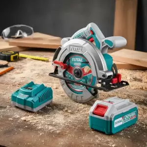 Sierra Circular Inalámbrica 20v Bat + Carg Total Tsli18513