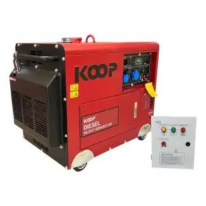 Generador Eléctrico Diesel Insonoro 5500W ATS