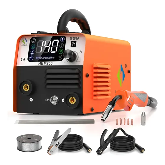 Máquina Soldadora Hitbox 140a 110v 3 En 1 Mig/lift Tig/stick 1 Máquina Soldadora Hitbox 140a 110v 3 En 1 Mig/lift Tig/stick