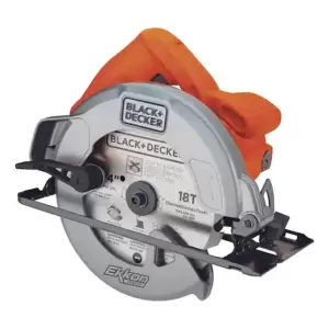 Sierra circular eléctrica Black+Decker CS1004 184mm 1400W naranja 50Hz