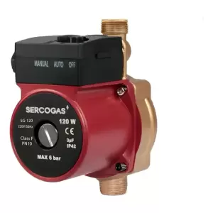 Bomba Presurizadora Sercogas SG-120 26L/min 6 Bar Calefont