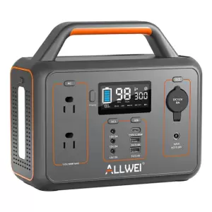 Generador Eléctrico Allwei 300W Estación Solar Portátil