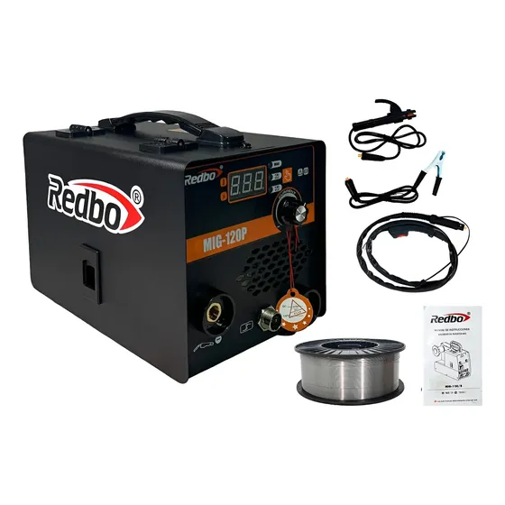 Soldadora MIG Sin Gas y Arco Redbo + Alambre Flux 1 Soldadora MIG Sin Gas y Arco Redbo + Alambre Flux
