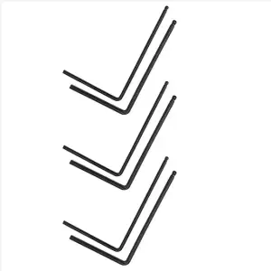 Juego Llaves Allen Varilla 4mm 5mm 3 Piezas
