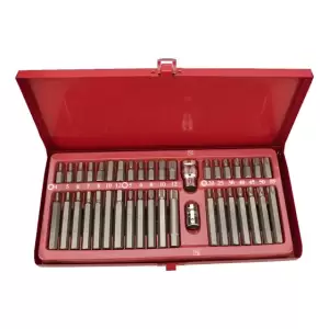 Kit 40 Puntas Llaves Allen y Torx Corto/Largo