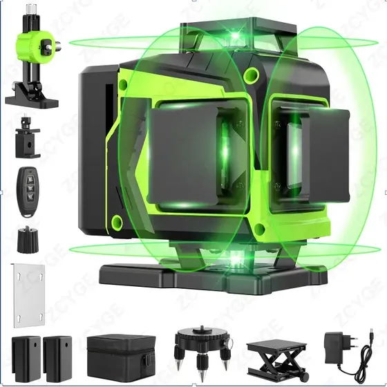 Nivel Láser Profesional XHC 16 Líneas 4D 360 IP54 Tipo C 1 Nivel Láser Profesional XHC 16 Líneas 4D 360 IP54 Tipo C