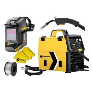 Kit Soldadora Krafter Megatec 120 Flux + Accesorios