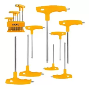 Set 8 Llaves Allen Ingco Tipo T Torx T10-T50