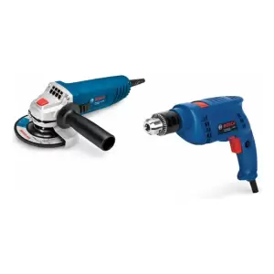 Esmeril Eléctrico Bosch 850W + Taladro Percutor 550W