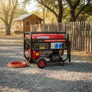 Generador Eléctrico Gasolina V-770 5000W Arranque