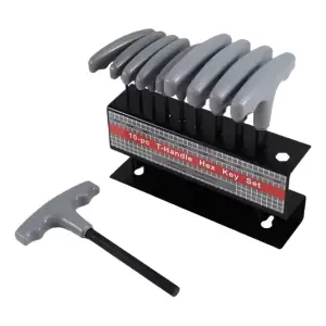 Juego Llaves Allen Mango T 3/32-3/8 Pulg 10 Pzas