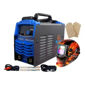 Máquina de Soldar Inverter Rolwal 200A MMA-200E