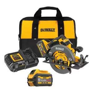Kit Sierra Circular Dewalt Inal. 71/4 60v + 2 Bat 6a+carg.