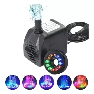 Bomba De Agua Sumergible 12 Luces Led Pileta Acuario Koi