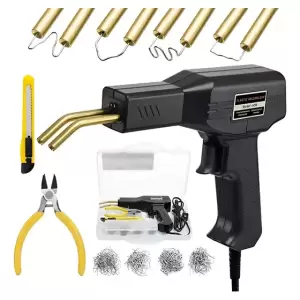 Máquina Pistola De Soldar Plástico Caliente + Accesorios 50w