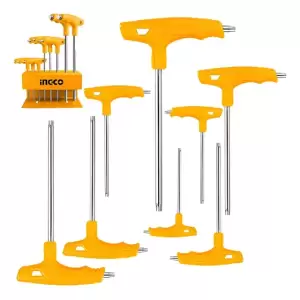 Juego 8 Llaves Allen Torx Ingco Mango T T10-T50