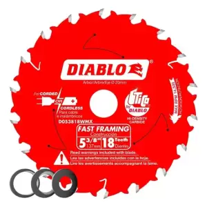 Sierra Circular Para Madera Freud-diablo Db 5-3/8 X 18t Csb
