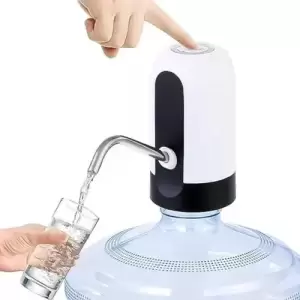 Bomba de Agua Dispensador Eléctrico USB Recargable Blanco