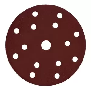 10 Discos Lija Con Velcro 150mm (6) G40 Makita D-54586 Color 52005
