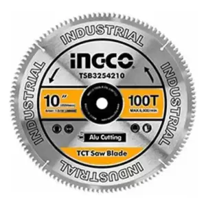 Disco Sierra Ingletadora 10 100 Dientes Aluminio Madera Ma