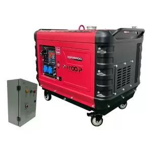 Generador Eléctrico Diésel 6000W Insonoro ATS Koop