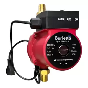 Bomba de Agua Presurizadora Calefón 1.1 Bar 150W