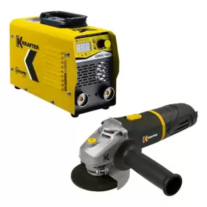 Kit Soldadora Krafter Compac 165C + Esmeril