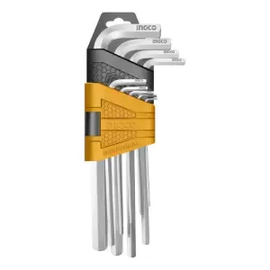 Juego 9 Llaves Allen 1.5-10mm Ingco HHK11091