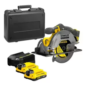 Sierra Circular 7 1/4 Stanley Sbc550d2k 20v+2bat+carg+maleta