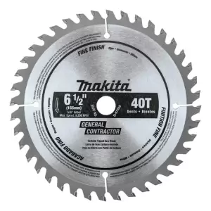 Hoja Sierra Circular Makita D-67038 6-1/2 PuLG 40d, Acabado