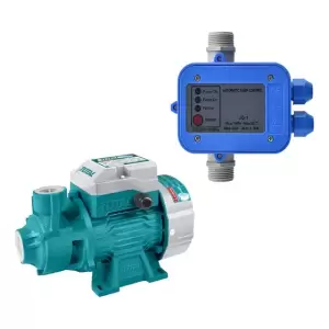 Bomba de Agua 0.5HP con Press Control Azul