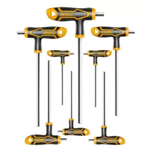 Set 8 Llaves Allen Tipo T 2-10mm Ingco