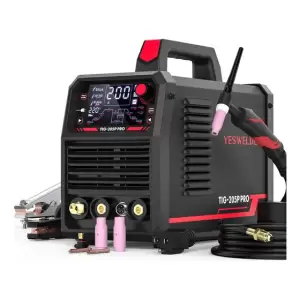 Soldador Tig 205a Yeswelder Dc Tig/pulse Tig 3 En 1