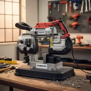 Sierra Cinta Corte Profundo Portátil Hardpro 1600w Con Base