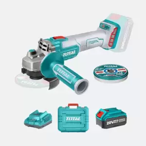 Esmeril Brushless Total 20V + Bat 4Ah + Carg + 10 Discos