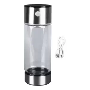 Botella Agua Hidrógeno con Generador Electrico USB