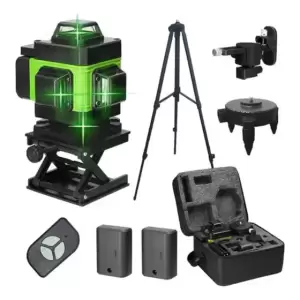 Nivel Laser 16 Líneas Profesional Trípode y Base Multifunción