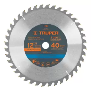 Sierra Circular Truper P/madera 12 X 40 Dts