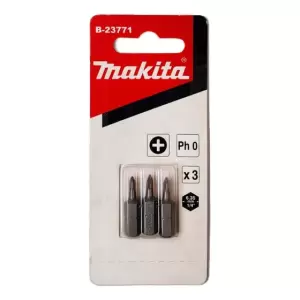 Punta De Atornillar Ph0x25mm 3 Pzas - Makita