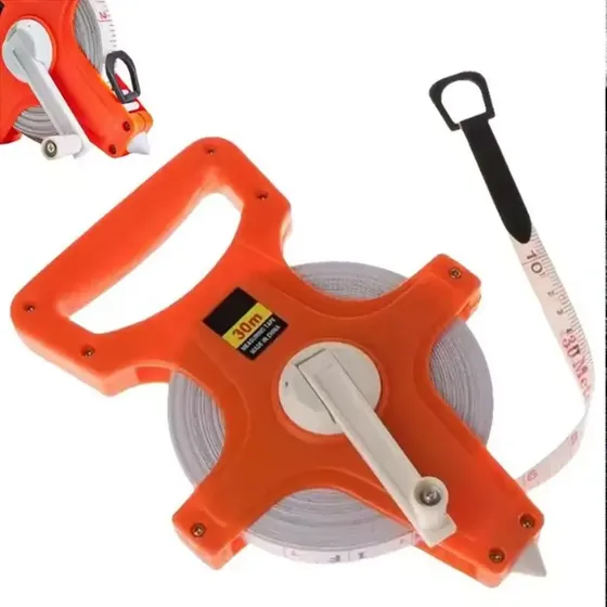 Huincha De Medir 30 Metros Retráctil Profesional 1 Huincha De Medir 30 Metros Retráctil Profesional