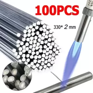 100 Varillas De Soldadura De Fundente De Aluminio Para Baja