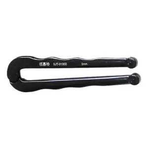 Llave Inglesa Ajustable Cara Pin 2 mm Acero Negro