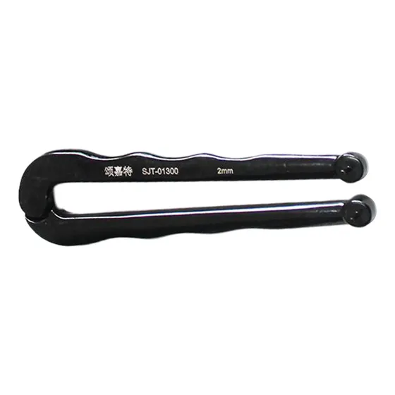 Llave Inglesa Ajustable Cara Pin 2 mm Acero Negro 1 Llave Inglesa Ajustable Cara Pin 2 mm Acero Negro