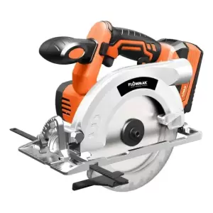 Sierra Circular 6 1/2 (165mm) Flowmak 18v Bat4ah + Cargador