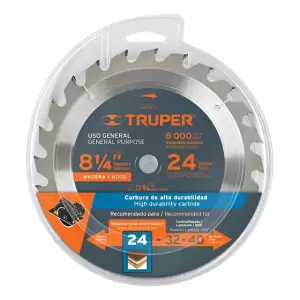 Sierra Circular Para Madera 8.1/4 X 24 Dts. Truper St-824