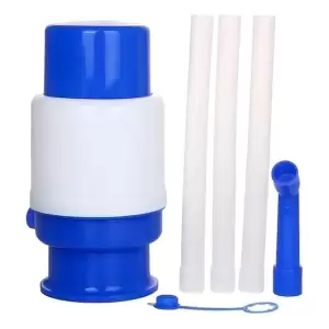 Bomba de Agua Manual para Botellas 10 y 20L Azul Gybstore