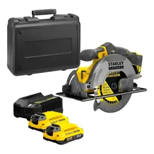 Kit Sierra Circular 7.1/4 Inalámbrica 20v Stanley Sbc550d2k
