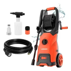 Hidrolavadora 1800W Con Espumador Y Ruedas