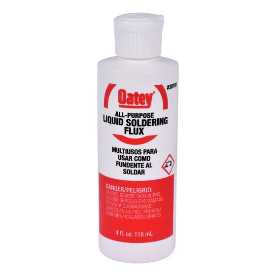 Flujo De Líquido De Soldadura De Oatey, 4 Oz, No 11, 4 1 Flujo De Líquido De Soldadura De Oatey, 4 Oz, No 11, 4